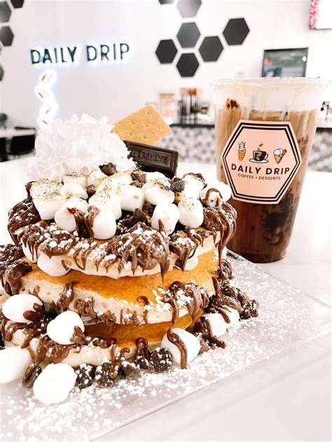 Daily drip coffee and desserts - We are so excited to announce that Daily Drip Coffee & Desserts is coming very soon to Glendale, Arizona! We can’t wait to share with you our line-up for the menu! It’s filled with specialty coffees, ice cream filled chimney cakes, crepes, and many more!